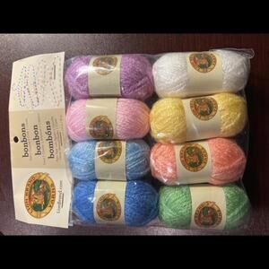 Lion Brand Yarns Bonbons - Multi-color Acrylic Yarn Pack (SR404)